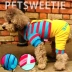Quần áo cho chó Teddy Quần áo mùa thu Mùa thu Quần áo cho chó bốn chân Chó nhỏ Mùa xuân và mùa thu Tây Nguyên Áo len - Quần áo & phụ kiện thú cưng