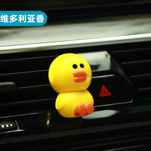 Line friends, оригинальные духи для авто, мультяшная парфюмированная аромотерапия, Южная Корея