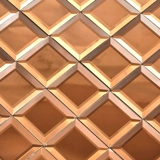 Pure Color Crystal Glass Mosaic Plain с размолочным зеркалом бесшовное дракон