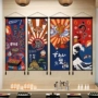 thảm treo tường anime Phong cách Nhật Bản izakaya treo vải nền vải nhà hàng món ăn Nhật Bản quán rượu vải nghệ thuật treo cờ trang trí tường tấm thảm tùy chỉnh treo tranh thảm vải decor treo tường