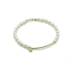 Thiết kế TYUSHA Natural Millet Ngọc trai nước ngọt Bracelet 14K vàng kim cương ngọc trai ngọt Bracelet