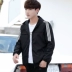 Sun bảo vệ quần áo áo khoác nam mùa hè mới thời trang trùm đầu áo khoác thanh niên Hàn Quốc phiên bản của slim đẹp trai sinh viên bóng chày quần áo triều áo khoác bóng chày bomber Đồng phục bóng chày