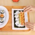 Nhật Bản nhập khẩu rèm sanada sushi DIY sushi cuộn sushi khuôn sushi cuộn rèm tre cuộn rong biển cuộn - Tự làm khuôn nướng Tự làm khuôn nướng