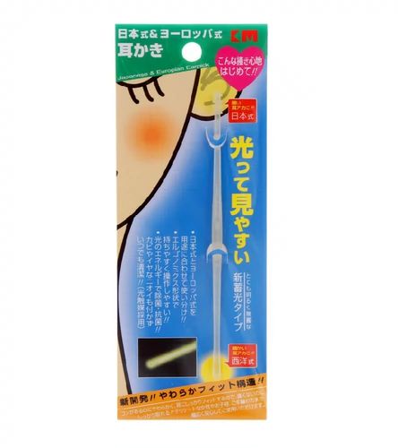 Японская светящаяся детская ухочистка, силикагелевый детский шарф для взрослых