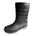 Thời trang nam mùa đông cộng với nhung không thấm nước mưa ủng ấm áp gân bò cao giúp rửa xe câu bông dày giày đi mưa Rainshoes