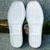 Đàn ông và phụ nữ giày vải gân trắng mang thấp phía dưới để giúp giày vải khách sạn nghi thức bảo hiểm lao động thêm giày công sở kích thước lớn