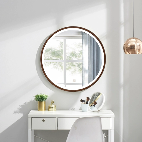 Деревянная рама туалетная зеркало в ванной