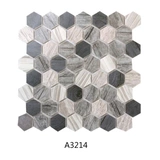 Шестиугольный мозаичный телевизор Фон Фон Стена Отель фон Бар Стена Стенная Мозаика Плитка