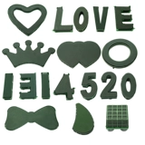 Свадебный автомобиль Цветочный грязь с всасывающей чашкой с грязью любви -в форме круговой поплавок декоративный материал цветы поддона Цветы фиксированные цветочные композиции