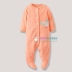 Babyiesies mùa xuân em bé ra khỏi gói quần áo romper lông cừu dài tay dày quần áo ấm sleepsuit trẻ em Áo liền quần