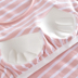 Áo thun nữ tay ngắn mùa hè với miếng đệm ngực có thể mặc bên ngoài ly một chiếc áo cotton mỏng mảnh đồ ngủ tại nhà - Pyjama bộ mặc nhà Pyjama
