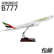New mô hình tĩnh máy bay mô hình mô phỏng máy bay chở khách Boeing 777 Emirates 47 cm động cơ rỗng