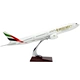 New mô hình tĩnh máy bay mô hình mô phỏng máy bay chở khách Boeing 777 Emirates 47 cm động cơ rỗng