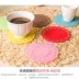 Bảng sáng tạo mat bát mat non-slip cách nhiệt pad ren cup cup chống bỏng pad coaster silicone 6 Túi