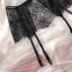 Ống dì 10:30 H-030 ren đồ lót phụ kiện đen cám dỗ garter sexy garter phù hợp với