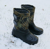 Зимние нескользящие утепленные удерживающие тепло ботинки