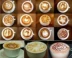 16 nhựa kéo hoa khuôn mẫu cà phê ưa thích mô hình in dày cà phê bọt phun mẫu - Cà phê
