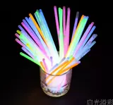 Разноцветная световая палочка, флуоресцентный браслет, xэллоуин, «сделай сам», 100 шт