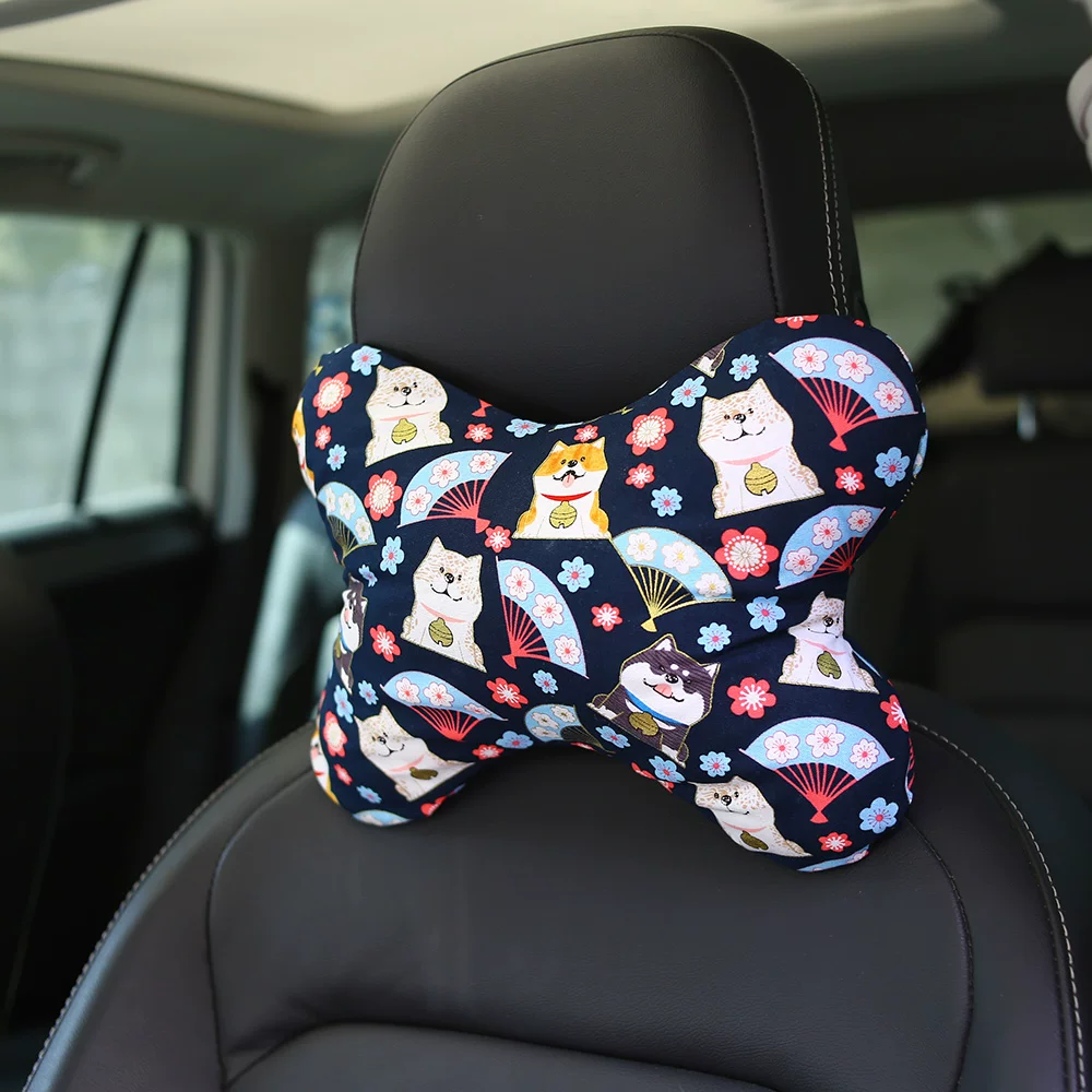 Japanese modified retro neck pillow, for luck
