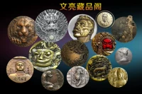 Da Tongzhang Zhangyou Оплата Специальная мемориальная памятная медаль Yinzhang Друзья Круг Специальные ссылки на мешок для затопления валюты