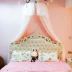 Công chúa Hàn Quốc giường đôi crepe 幔 đẹp muỗi net Châu Âu lãng mạn giường 幔 vương miện khung trang trí giường rèm