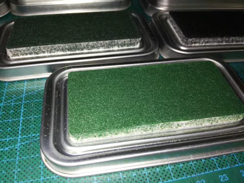 Японская ретро жестяная коробка, быстросохнущая чернильная подушечка, агатовый ящик для хранения, полный комплект