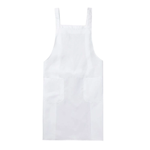 Белые подтяжки, текстильный рабочий фартук