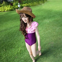 Trẻ em đồ bơi trẻ em nhỏ công chúa lớn cô gái Hàn Quốc phiên bản của các cô gái một mảnh áo tắm bé đồ bơi quần áo trẻ em cha mẹ và con mặc quần áo trẻ em xuất khẩu