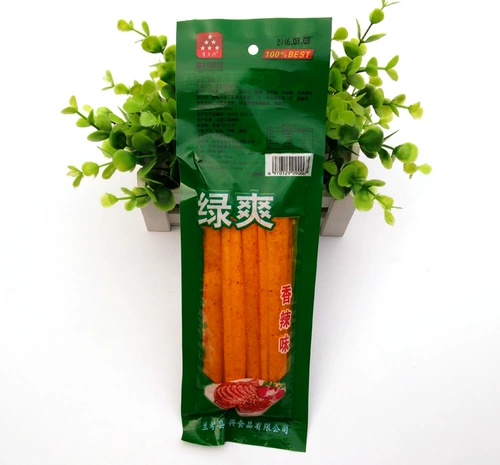 Du Xing Green Spicy Bar Spicy Film 13G*60 Сумки 8090 Детский детства Ностальгические пряные закуски сетка красные закуски