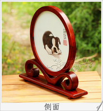 Вышитая картина с изображением ребенка 吉祥童子宝宝满月理发定制胎毛绣胎毛画婴幼儿纪念品萌萌2018