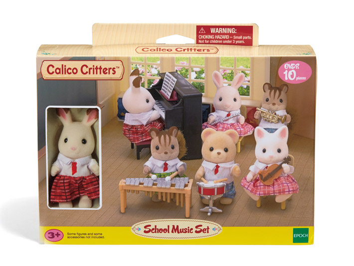 Япония EPOCH лес семья игрушка SYLVANIAN FAMILIES школа музыка Уилл установите