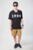 Vhiphop gốc ZAHA thư lớn cotton thoải mái thể thao bóng chày màu đen ngắn tay áo cardigan đồng phục bóng chày quần áo bộ thể thao nam Thể thao sau