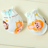 Детская хваталка, хлопковые тонкие дышащие перчатки для новорожденных