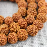 Четки бодхи, подвеска, портативная ручка, четки из круглых бусин, ожерелье из грецкого ореха подходит для мужчин и женщин, 54 шт