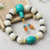 White Bodhi Root Bracelet Đơn nhẫn mật độ cao Hạt thô White Jade Bodhi Bead Bracelet Nam và nữ Người yêu Quà tặng vòng tay cặp Vòng đeo tay Clasp