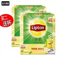 Лидон зеленый чайный пакет Липтон выбрал зеленый чай 100 пакетов*2G пекарня зеленый чай офис. Обычная коробка Charlet Charlet