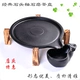 Sáng tạo gốm đen gốm đá mài khay trà lớn vừa nhỏ có thể được sử dụng với đĩa mài bán tự động lười chống nóng bộ trà - Trà sứ