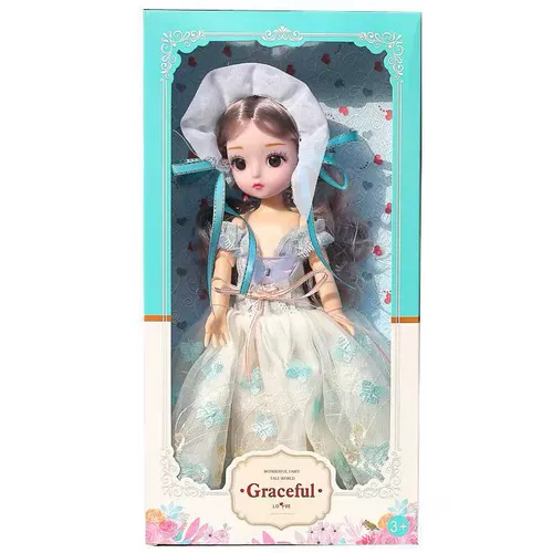 Семейная кукла для принцессы, подарочная коробка, комплект, высокая многошарнирная игрушка, 30см