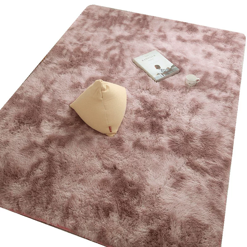 Кроссовер Silk крашение волос ковер, плюш в гостиной, спальне, сет-резиновая прикроватная дорожка, арендодатель