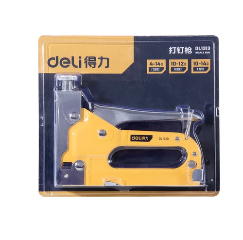 Getli ручное ручное оружие DL1313 Стрельба по ногтям с тройным кодом гвоздь -насыпание u -образное пистолет с прямым оружием.