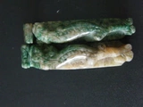 Lao Yu Laokeng, Henan, Henan Nanyang Yushan Yu Nanyang Emerald Nanyang Emerald Dragon Hook, пара предметов коллекционирования