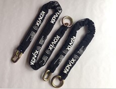 велозамок 【全国包邮】香港kovix 14mm 链条锁 防液压剪 防锯