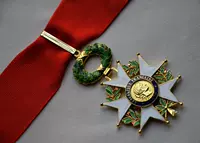 Скопируйте медаль почетного легиона Франции (командир) Третья Республика Медаль с высокими пленками и телевидениями