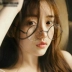 Mắt nữ net khung màu đỏ vòng ra với gương phẳng nam kính khung nữ Hàn Quốc phiên bản của thủy triều retro kính