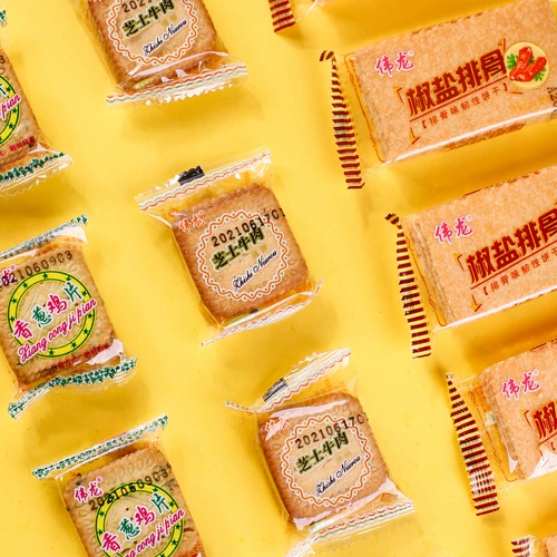 Печенье Вейлонга, цыплят с зеленым луком, хрустящая масса, скуски с мульти со вкусом закуски с закусками и повседневную еду.