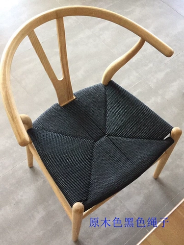 Северный стул с твердым деревом Новый китайский обеденный стул дизайнер модельер Home y Стул офис Офис ресторан и напитки персонализированное кресло Rattan