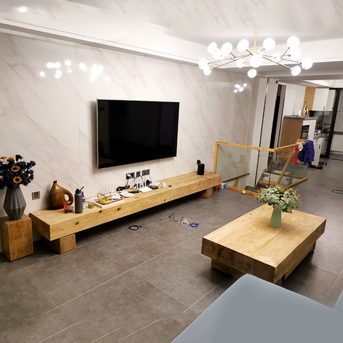 Северный деревянный кофейный столик для телевизионного шкаф