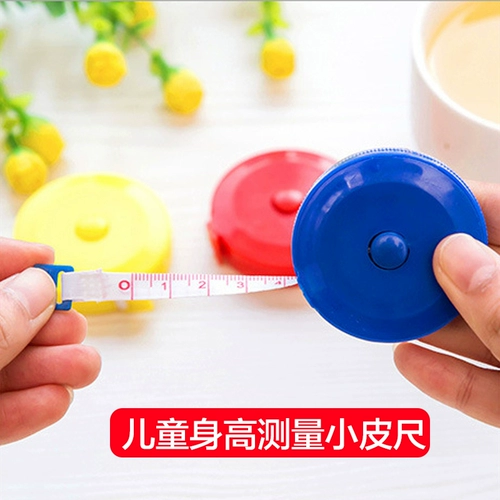 Симпатичный мини -линейный пакет измеряет ингредиенты и измеряйте ткань, окружность талии, мягкая линейка трех футов, маленький линейка кожи