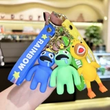 Cross -Bordder Hot -Showing Rainbow Partner Клавиатура Рейнбоу друзья Sausal Strange Rainbow Friends Key Chain