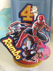 Праздничные значки 2019年新款复仇者联盟生日帽可以定制专属名字年龄成人也可佩戴